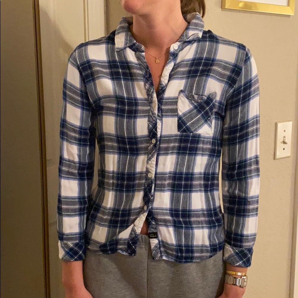 Rails Plaid Button Down
